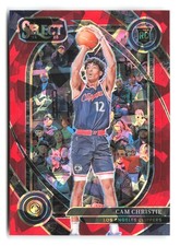 2024-25 Panini Select #294 Cam Christie Red Cracked Ice Prizm