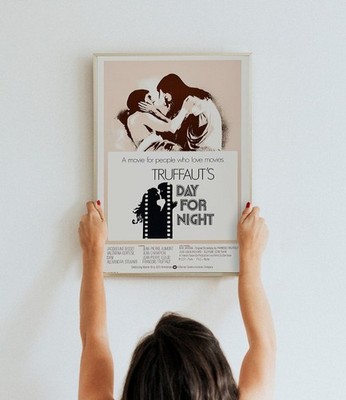 Tag für Nacht 1973 Filmplakat Druck Wandbild Vintage 70er Kult französischer Kinofilm