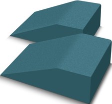 2 Pack Squat Wedge Blocks, Supportive Foot Wrist Exercise Dark Blue