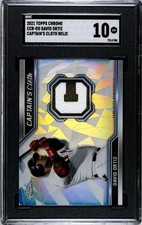 2021 Topps Chrome David Ortiz Captain's Cloth RELIC Jersey SGC 10 GEM MINT