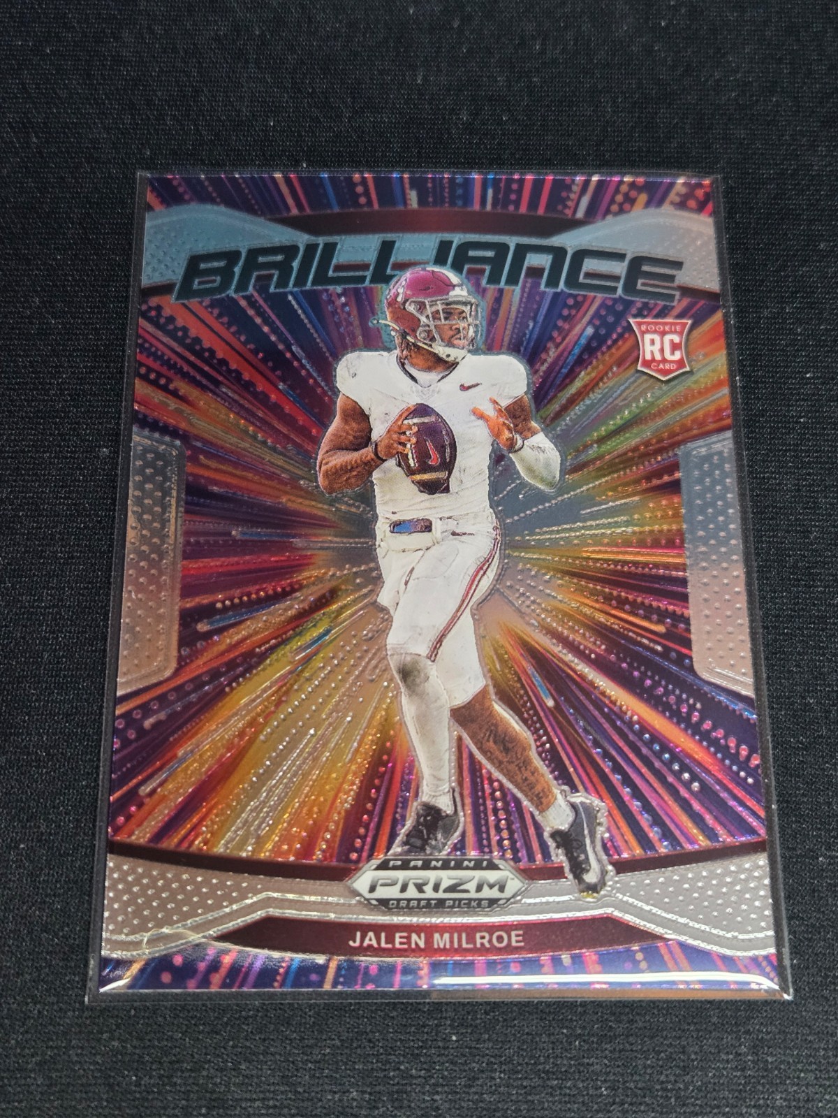 2025 Panini Prizm Draft Picks Football Brilliance Jalen Milroe RC
