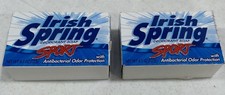 Irish Spring Sport Deodorant Soap 4.5 oz Bar Soap Lot Of 2 Discontinued Sealed