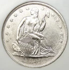 1861-O CSA Seated Liberty Confederate Half Dollar SS Republic 50C W-11A - NGC