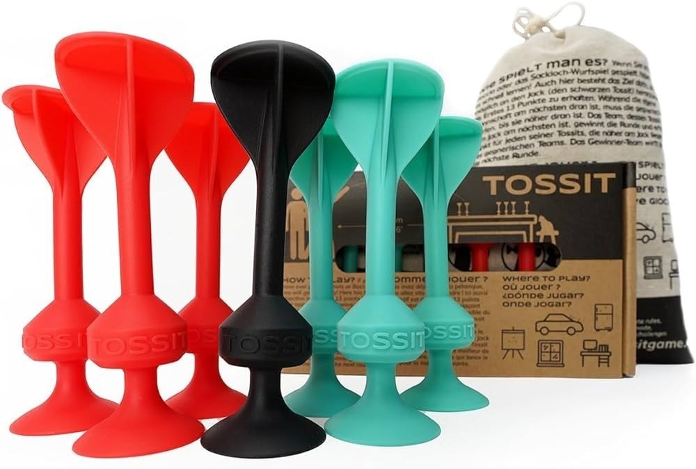 Tossit Rouge Cyan jeu de société d'ambiance pour l'apéro et le salon
