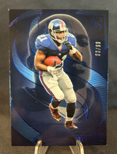 2025 Panini Silhouette Tiki Barber #36 Blue 33/99 Giants