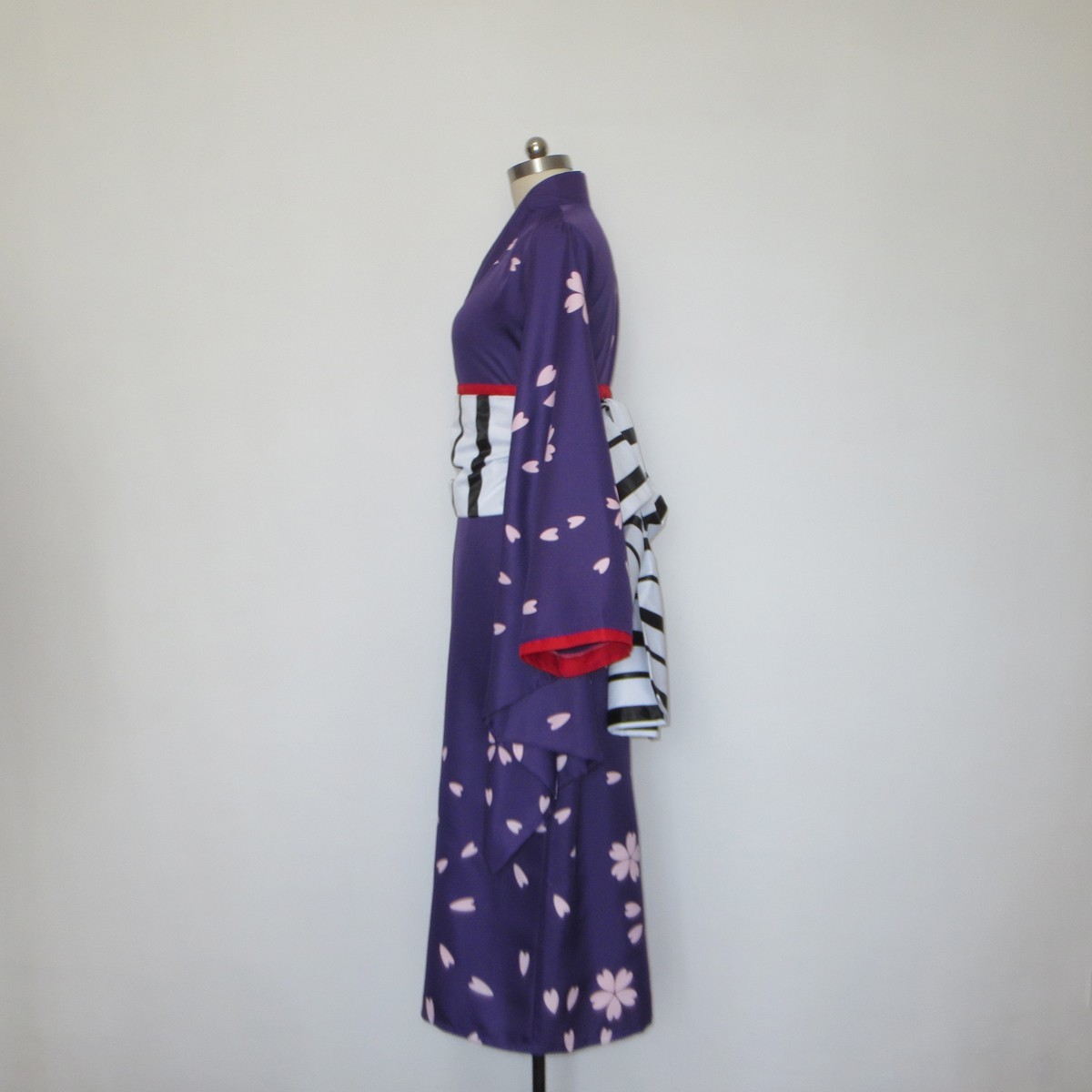 Rurouni Kenshin Kamiya Kaoru Cosplay Costume Anime Purple Blossom