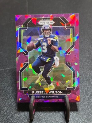 2021 Panini Prizm - Russell Wilson #45 Purple Ice Prizm /225