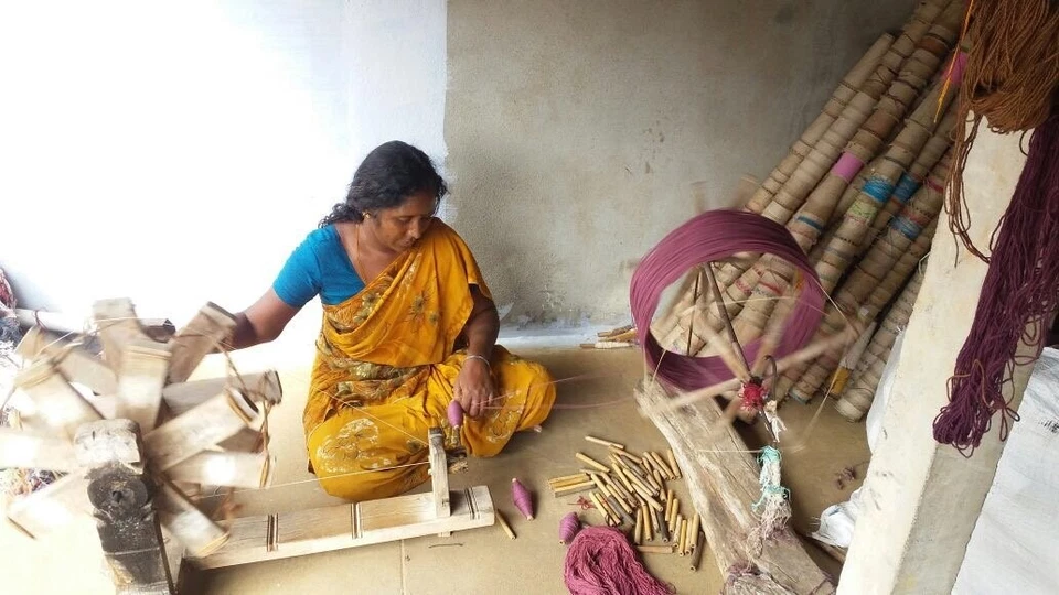 Ковры для йоги MISZBHA 100% хлопок | Одеяло для йоги для восстановительной йоги идеальное | Y... - Изображение 3 из 4