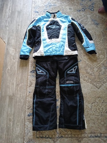 FXR Woman's 8 Coldcross jacket & Bibs Blue Winter Sports, Motorcycle!