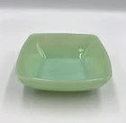 Vintage Fire King Jadeite Charm Square Berry Bowl 4 3/4"