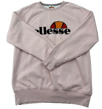 Ellesse Heritage Pink Women's Crewneck Fleece Sweatshirt S