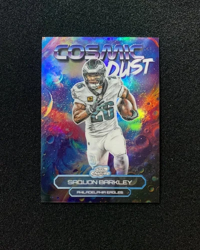 2025 Topps Cosmic Chrome Saquon Barkley Base (RAW)