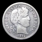 1912-S Barber Dime Silver ---- Nice Coin ---- #KK317
