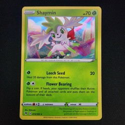 Shaymin 015/185 Sword & Shield Promo Cosmos Holo