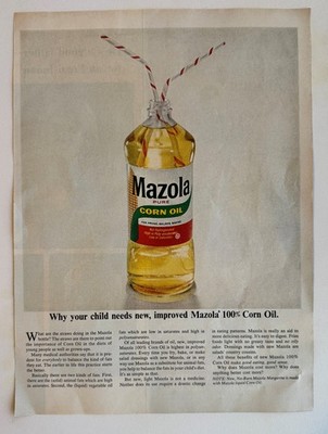 1966 Mazola Corn Oil, Raleigh Filter Tip Cigarettes Coupons Vintage Print Ads