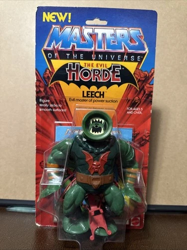 Vintage Masters Of The Universe LEECH Carded MOC MOTU Evil Horde