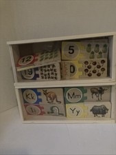 Melissa  Doug Self Correcting Number And Letter Replacement Puzzle Pieces