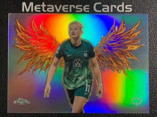 2025-26 Topps Chrome Women's UEFA Arise #A-16 Alexandra Popp VfL Wolfsburg SSP