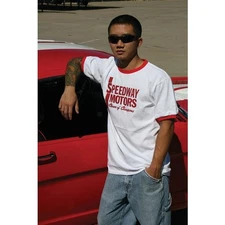 Speedway Motors Special Ringer T-Shirt, Size Large
