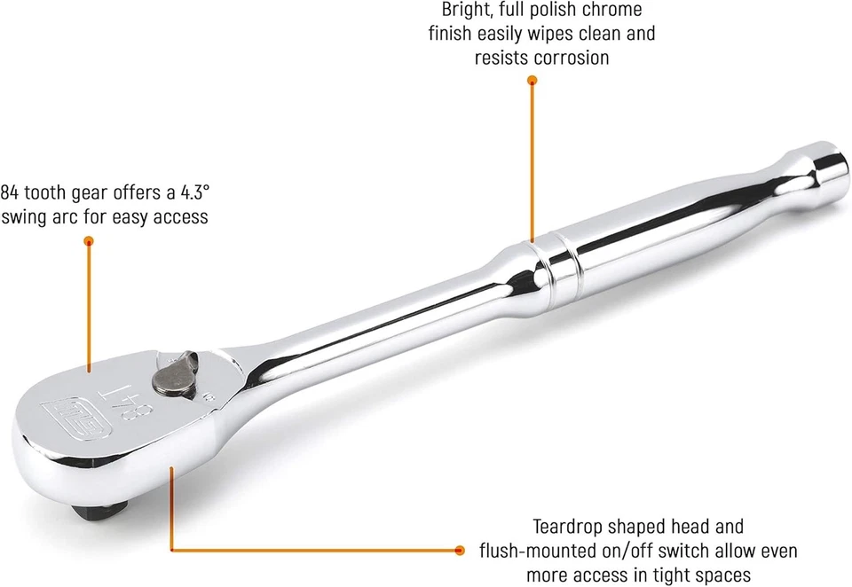Professional Grade 84-Tooth Ratchet Set - Image 4 of 4