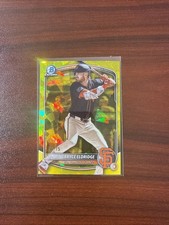 Bowman Chrome Bryce Eldridge #BCP-180 Yellow Sapphire 45/75 San Francisco Giants