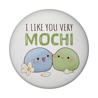 Mochi Freunde Magnet Mit FlaschenöFfner Rund Mit Spruch I Like You Very Mochi