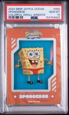 2024 WONDERCARD SPONGEBOB SQUAREPANTS TREASURE SERIES-JOYFUL OCEAN 002 SPONGEBOB