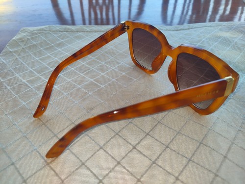 Tommy Hilfiger Miley WP Large Tortoise Square Oversized Sunglasses - Picture 9 of 12