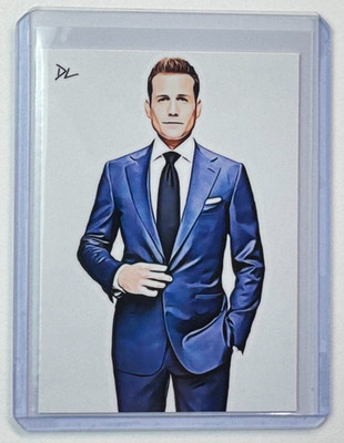 Harvey Specter Limited Edition Artist Signed  Suits  Trading Card 2/10