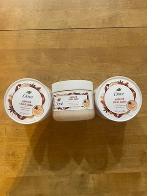 3 Dove Spiced Chai Latte Limited Edition Body Scrub 15oz