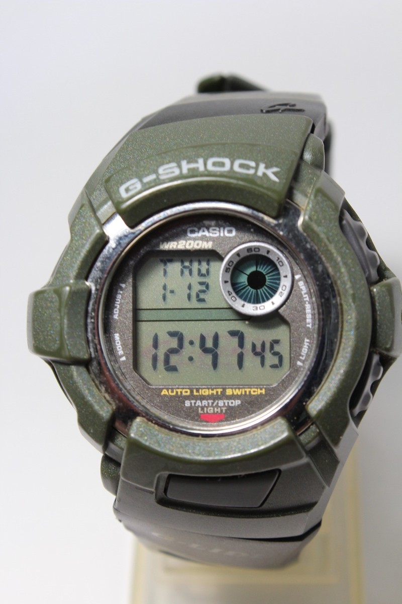 CASIO vintage DWX-112 G-LIDE khaki gray G-Shock resistant watch | eBay