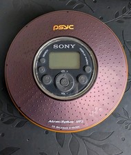Sony CD Player D-NE320 Psyc Walkman Portable MP3 Atrac3plus Purple Orange