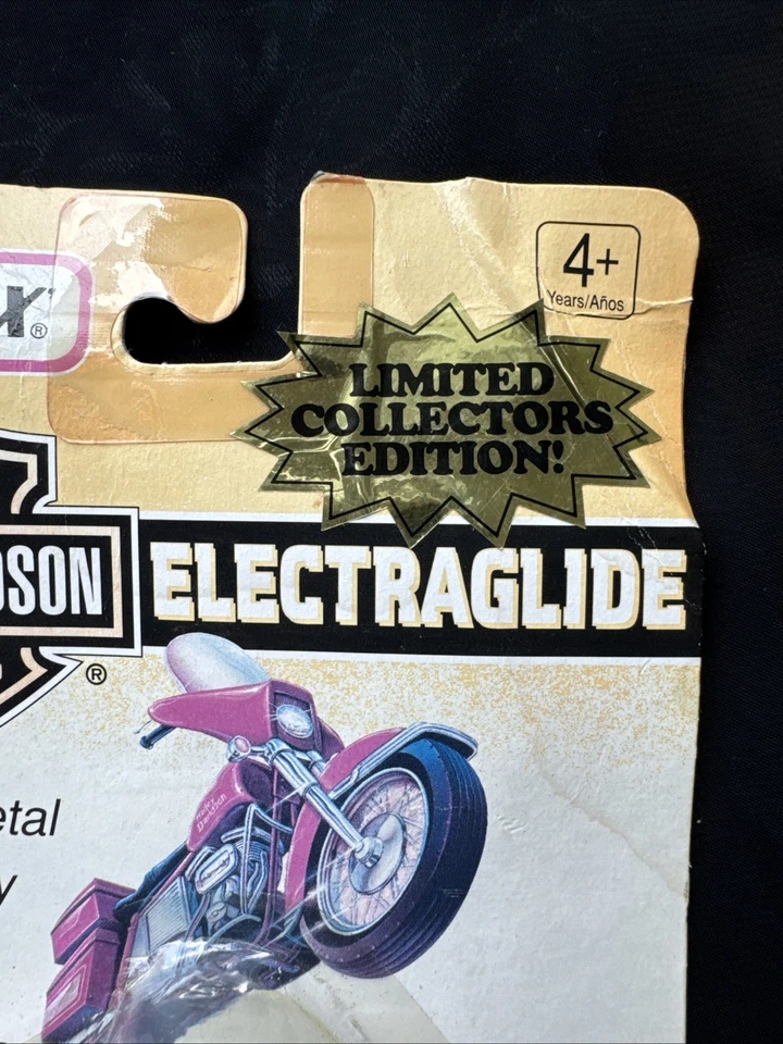 Harley Davidson Gold Electraglide Matchbox motorcycle 1:20 limited edition 1993 - Image 4 of 4