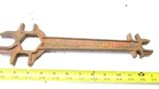 Old Antique American Harrow Detroit Mich  Farm Plow Wrench Tool