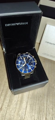 Emporio Armani Montre bracelet pour homme Argente Et Dore AR11362 - Photo 1/3