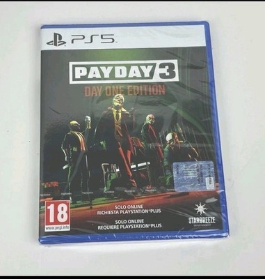 PayDay 3 Day One Edition Sony PlayStation 5 Video Game Deep Silver New Sealed