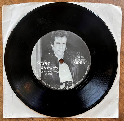 SHANE MICHAELS vinyl 7'' single Puppet on a String God Giveth 1995 private press