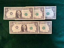 1981 $ 1 Dollar FRN (5x lot)