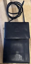 Giudi Crossbody Wallet Very Nice Black Leather Wallet