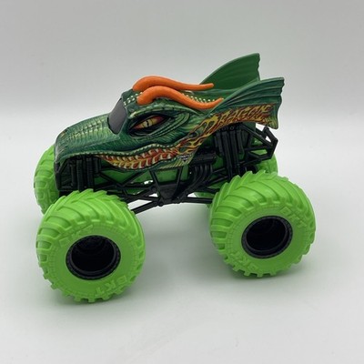 Hot Wheels Monster Jam Dragon Neon Monster Truck Maßstab 1:64 Diecast #S