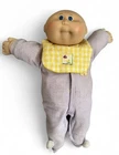 Vintage Cabbage Patch Kids Baby Doll With Pajamas And Bib