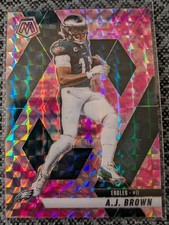 2025 Panini-Mosaic Prizm Football A.J. Brown Pink Mosaic Prizm  #78