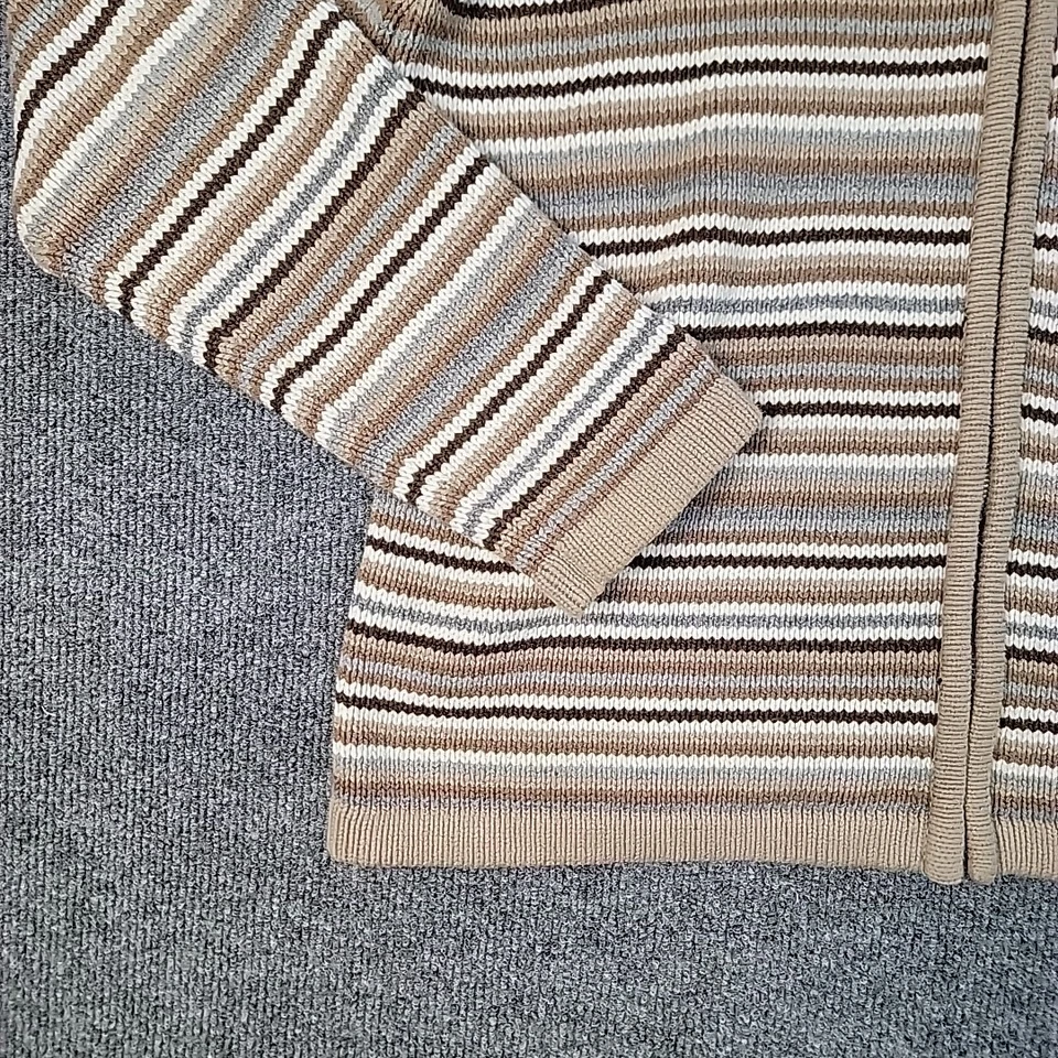 Suéter tejido con capucha y cremallera completa multicolor Crazy Horse. Mujer - Petite PL Foto 4 de 4