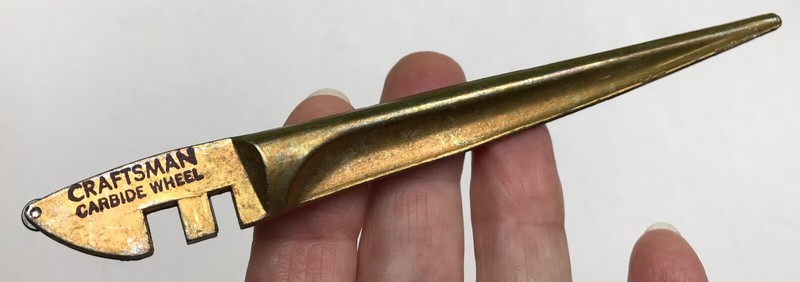 Glass Cutter Craftsman  Carbide Wheel # 9 3797 with Storage Pouch Made in U.S A.