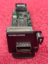 ICX7000-1X40GQ Brocade 1-Port 40Gb QSFP Module USED