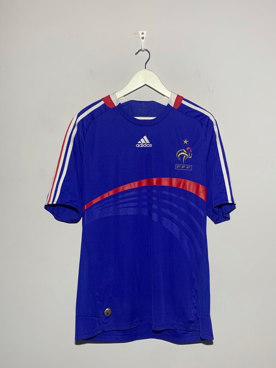 06's adidas × France Home Game Shirts National Team France Adidas Vintage Y2k 2006 Football Shirt