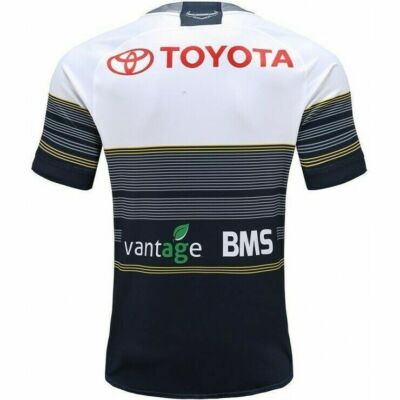 North Queensland Cowboys NRL ISC Away Jersey Mens Sizes S-7XL! T0