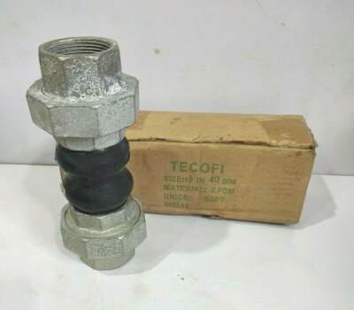 Tecofi DN40 (3.8cm) Bellow EPDM Gummi Expansion Joint DN40