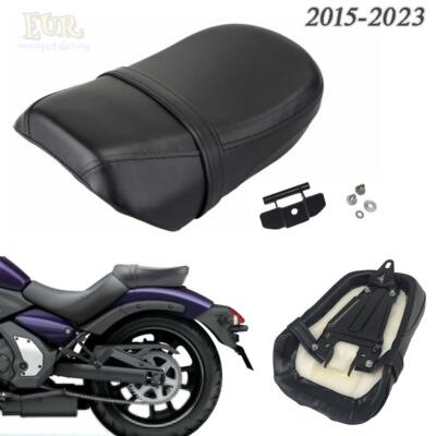 Passenger Pillion Seat Black Fit For Kawasaki Vulcan S 650 EN650 2015-2023 2018