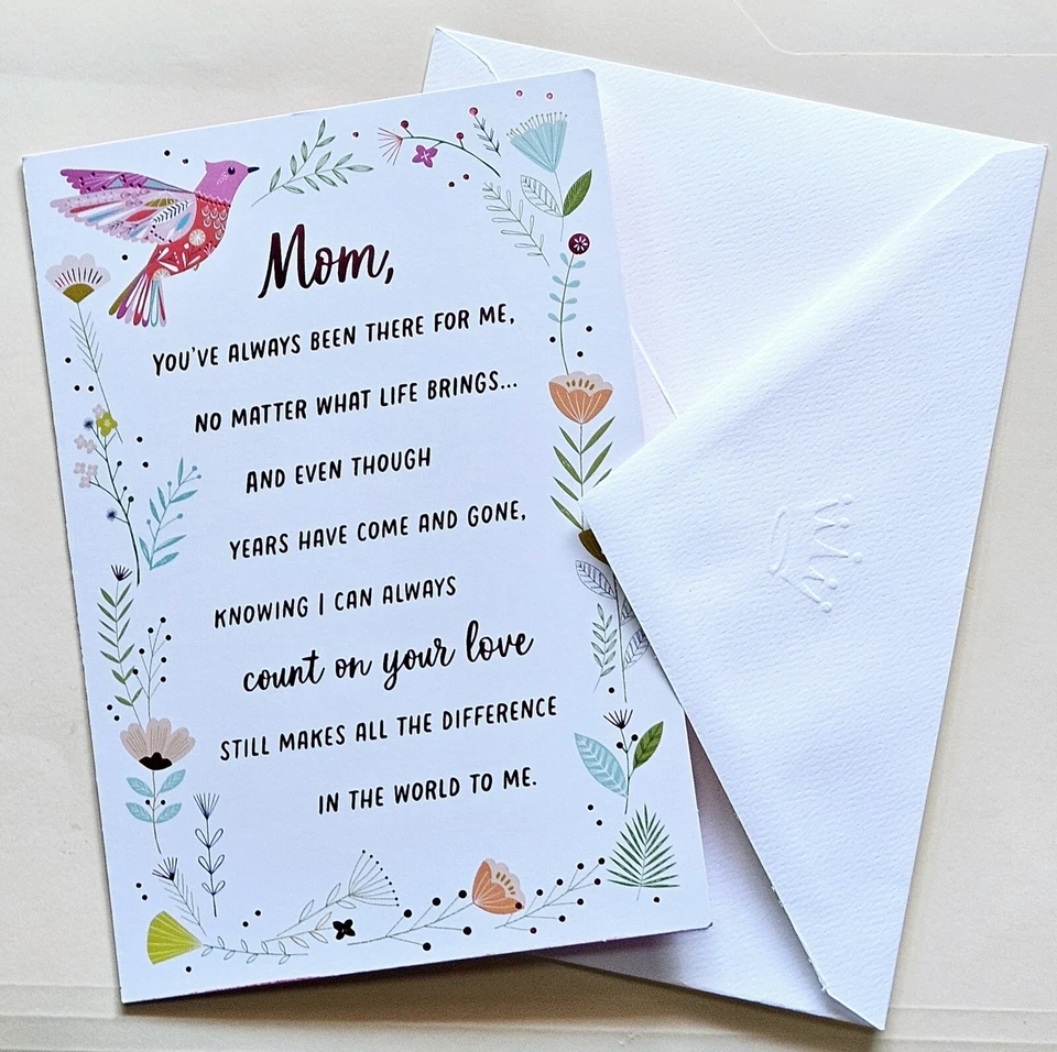 ¡Feliz Cumpleaños, Mamá! Tarjeta de Felicitación Gran Formato (incl. Sobre 8x5,5") Foto 4 de 4